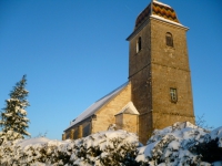 Eglise sous la neige