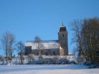 Eglise sous la neige